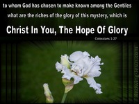 The Hope of Glory